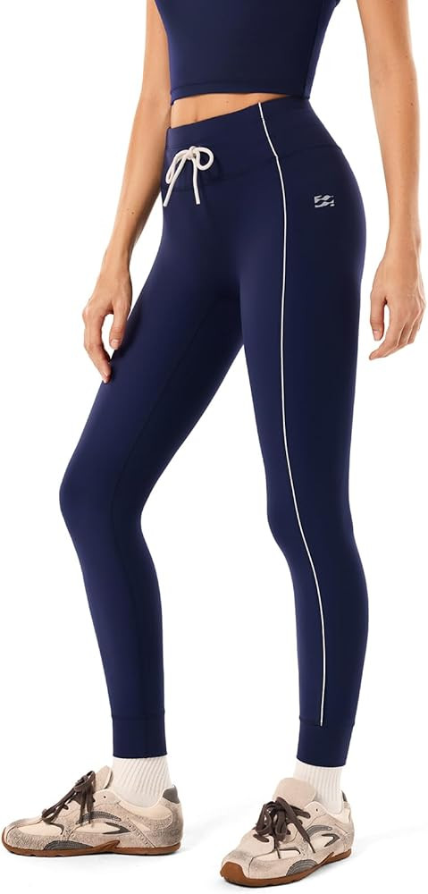 INNO MINT Seamless Jogger Leggings for Women - 25" Inseam Stretch Running & Gym Sweatpants, Great... | Amazon (US)