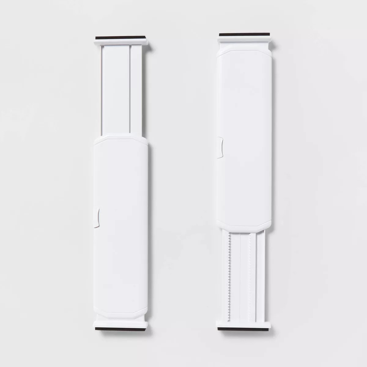 Set of 2 Plastic Drawer Dividers White - Brightroom™: Organizer for Clothes, Dresser Separator,... | Target