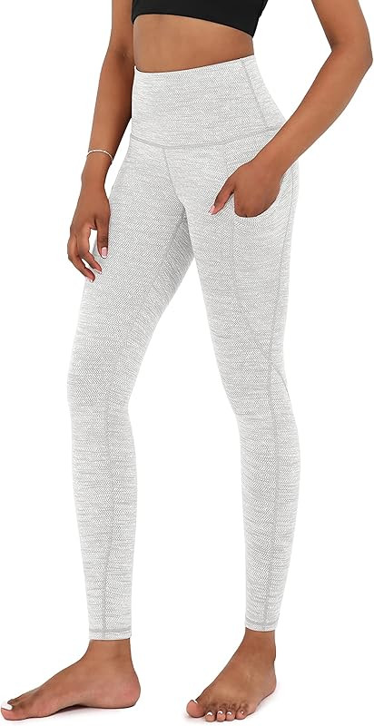 ODODOS Women's High Waisted Yoga Leggings with Pockets,Tummy Control Non See Through Workout Athl... | Amazon (US)