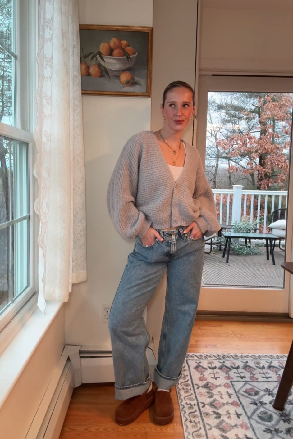 The perfect baggy low waist jeans!! From Levi’s wearing a size 27!!