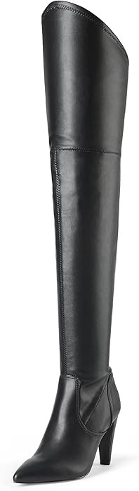 DREAM PAIRS Women's Thigh High Boots Over The Knee Heels Long Sexy Pointed Toe Boots | Amazon (CA)