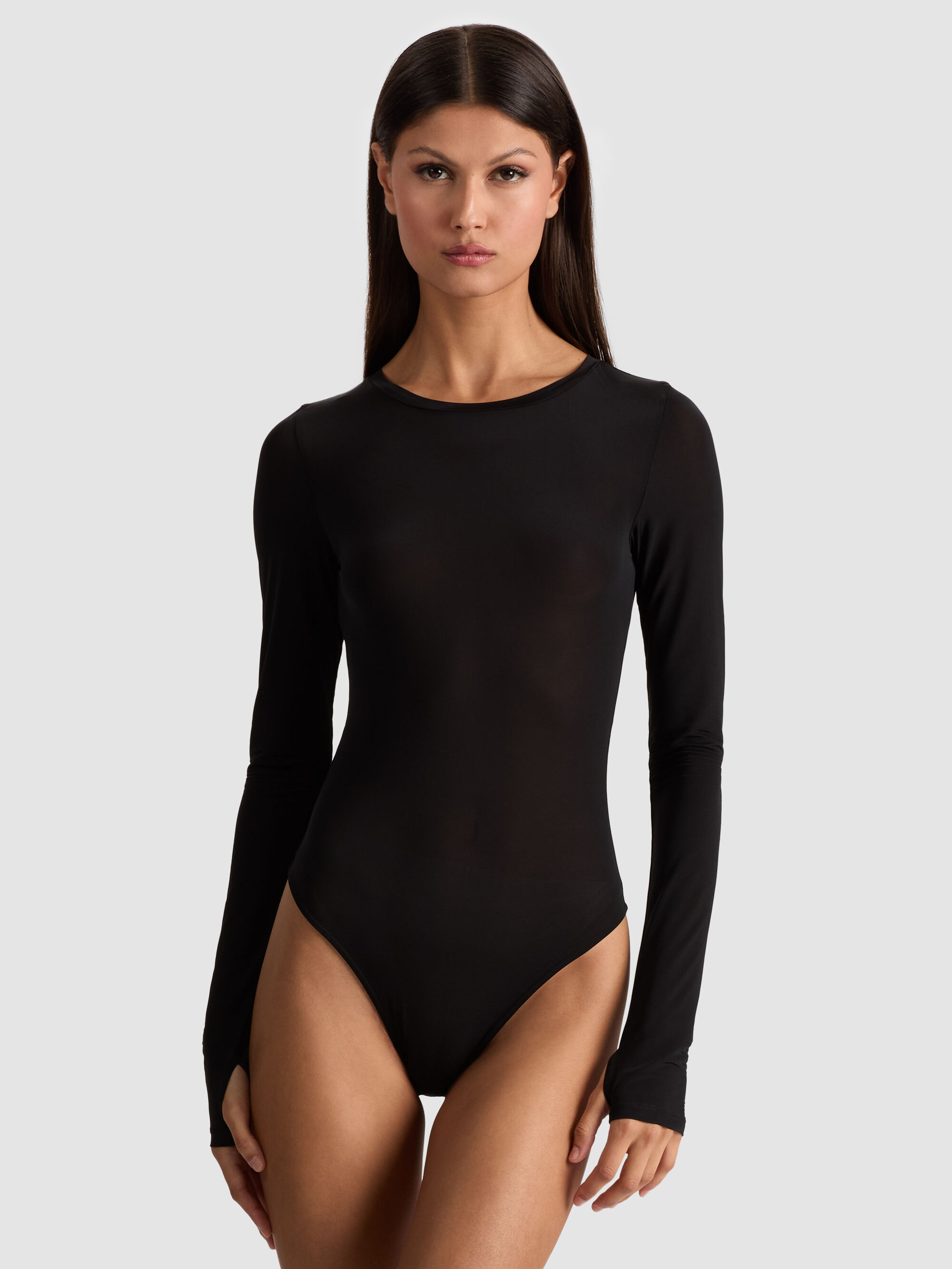 HOTTIE LONG SLEEVE BODYSUIT | Alice + Olivia