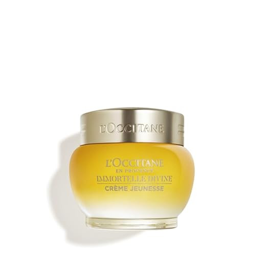 L'Occitane Immortelle Divine Cream, Anti-Aging Face Moisturizer, Firms Skin & Helps Reduce Fine L... | Amazon (US)