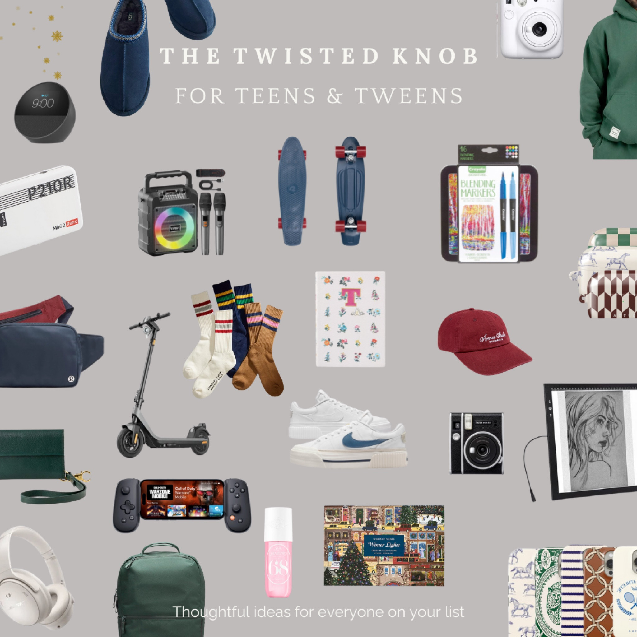 Gift for teens and tweens! 

A thoughtful gift ideas for the special ones! 🛒 Fun, trendy, and age-appropriate gift from tech to fashion. 

#ltkfamily #ltkholiday #holidaygiftideas 

#LTKFindsUnder100 #LTKGiftGuide #LTKSaleAlert