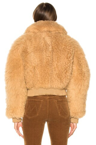 Acne Studios Linne Jacket in Camel | FORWARD by elyse walker
