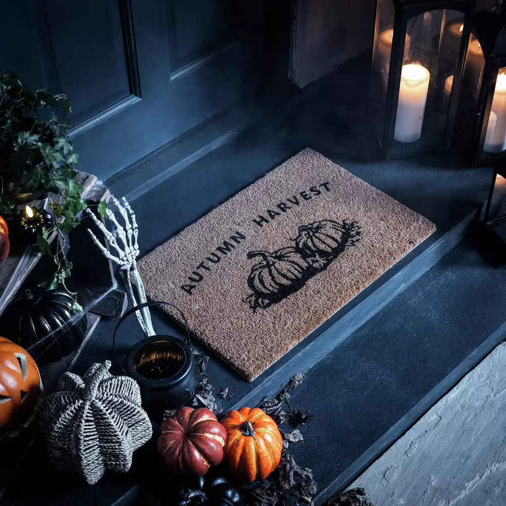 Buy Argos Home Pumpkin Patch Halloween Doormat | Halloween decorations | Argos | argos.co.uk