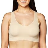 Hanes Women's Invisible Embrace ComfortFlex Fit Wirefree Bra MHG561, Nude, X-Large | Amazon (US)