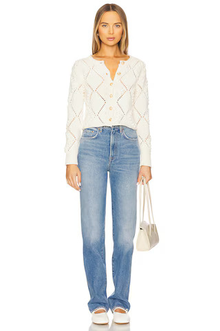 Flynn Cardi in Ivory | Revolve Clothing (Global)