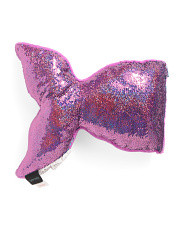 18x17 Girls Adella Mermaid Tail Reversible Sequin Pillow | TJ Maxx