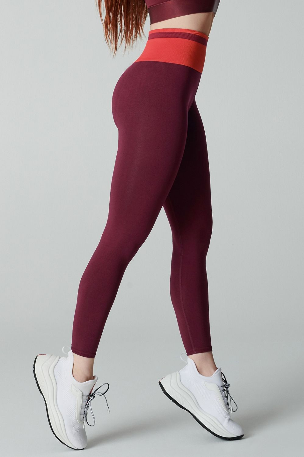 High-Waisted Seamless Stripe 7/8 | Fabletics