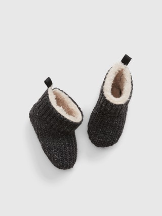 Baby Sherpa-Lined Booties | Gap (US)