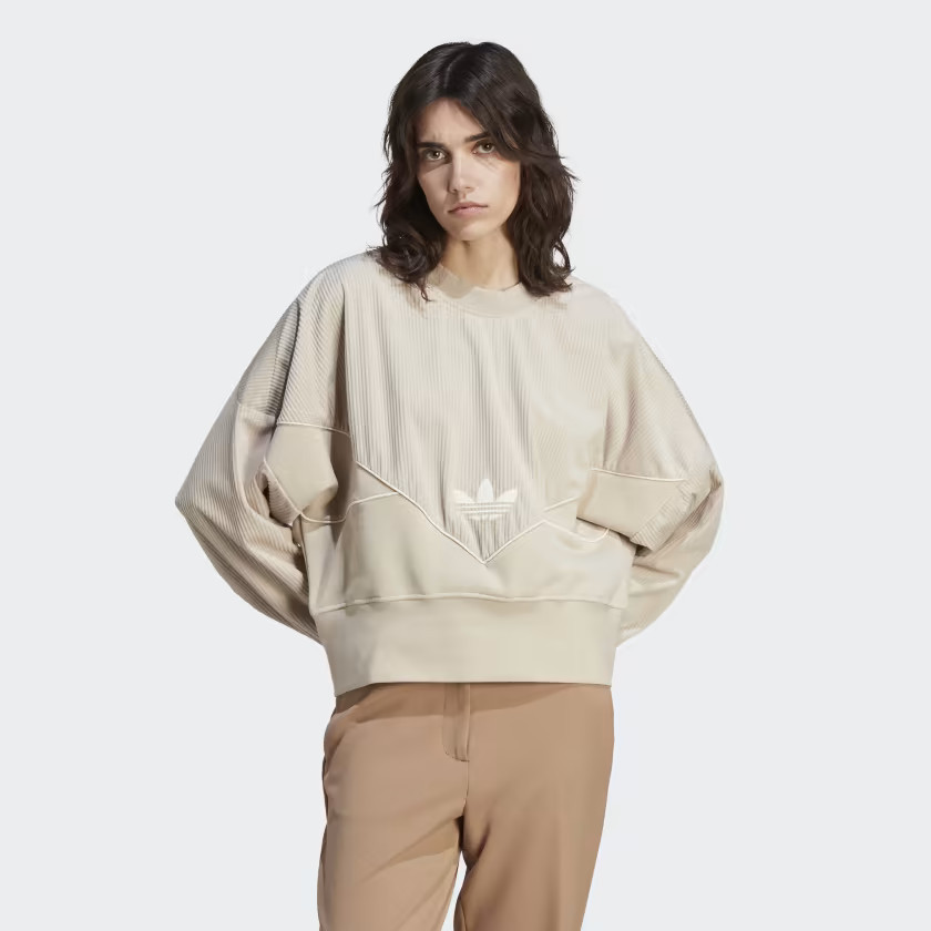Adicolor Corduroy Mix Material Sweatshirt | adidas (US)