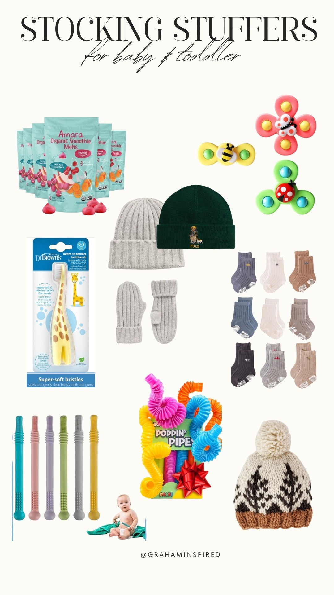 Stocking stuffers 🎅 can’t link the hats - green one is Ralph Lauren and the other is colored organics!

#LTKHoliday #LTKGiftGuide #LTKBaby