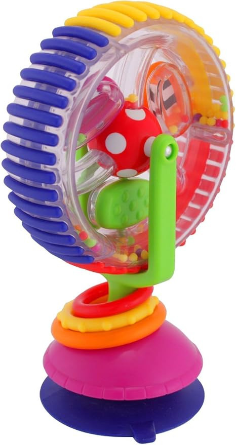 Sassy Wonder Wheel Spinning High Chair Tray Toy, Age 6+ Months | Amazon (US)