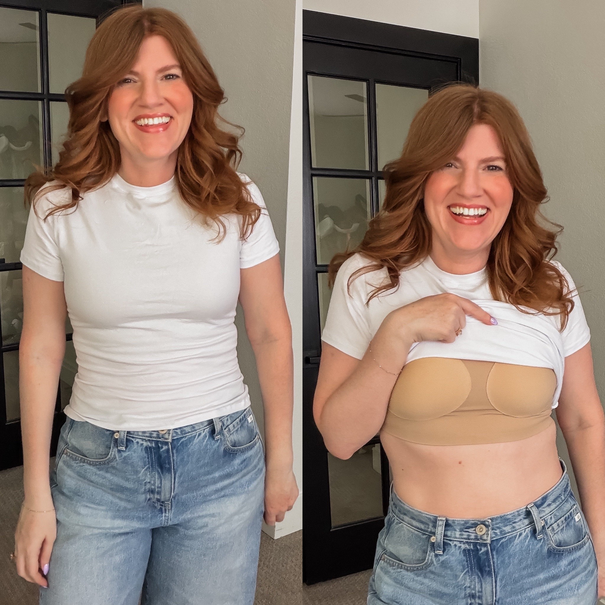 Built in bra tee from Amazon!

#LTKootd #LTKmomlife #LTKSeasonal