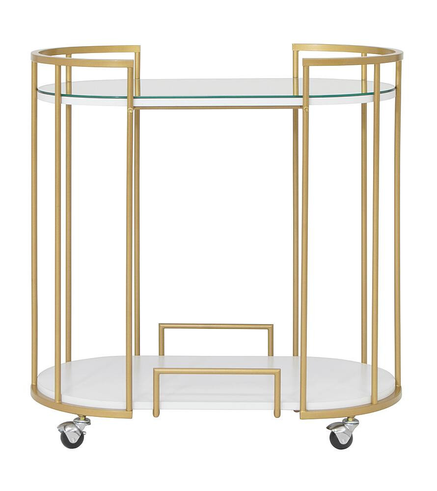 Studio Designs Pavillion Oval 2-Tier Bar Cart Gold 71069 - Best Buy | Best Buy U.S.