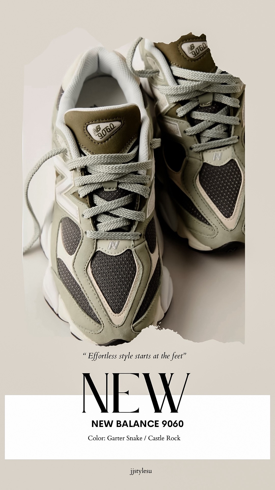 “Style speaks before I do. 🤍 New Balance 9060 in Green Snake / Castle Rock — neutral, comfortable, and on repeat.


#LTKFinds #LTKShoes #NewBalance9060 #EverydaySneakers #Effortless Style 



#LTKmomlife #LTKSeasonal #LTKOver40