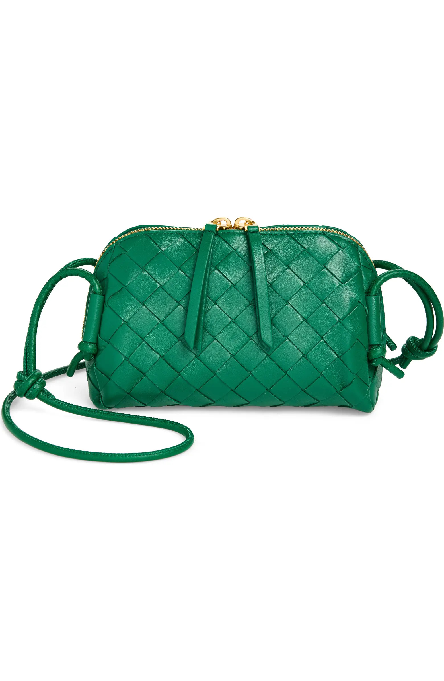 Mini Concert Intrecciato Leather Crossbody Bag | Nordstrom