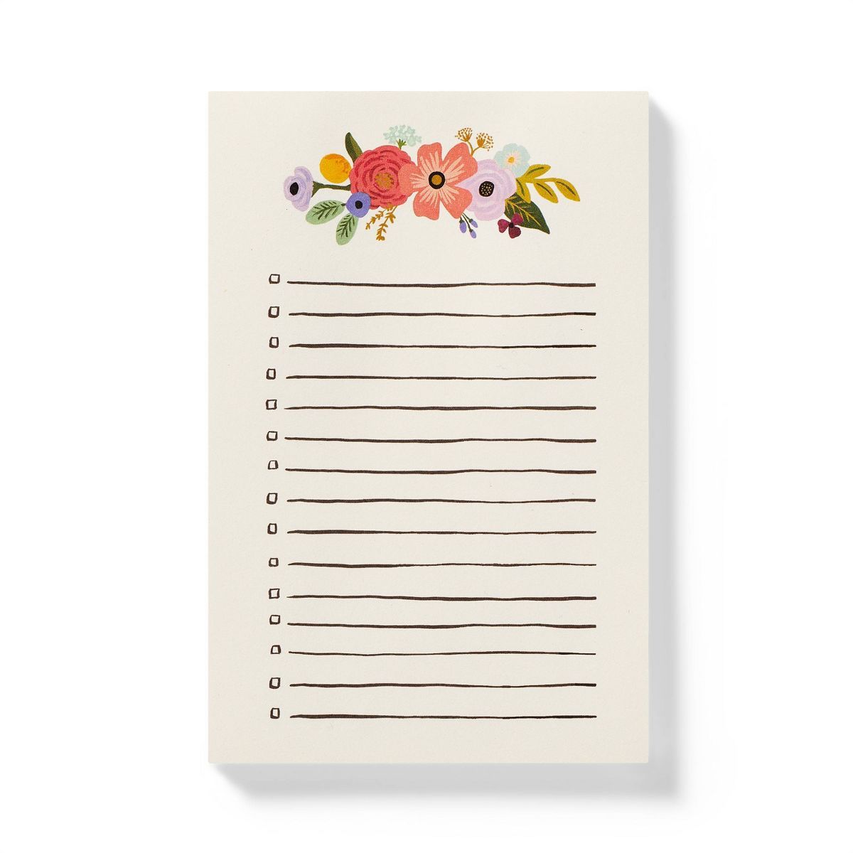Rifle Paper Co. Garden Party Cluster Checklist Notepad | Target