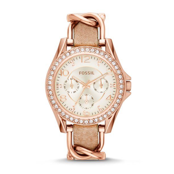 Fossil Women's Riley Multifunction, Rose Gold-Tone Stainless Steel Watch, ES3466 - Walmart.com | Walmart (US)