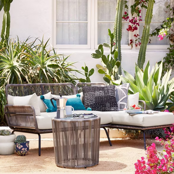 Latigo Patio Sectional Brown/Linen - Opalhouse™ | Target