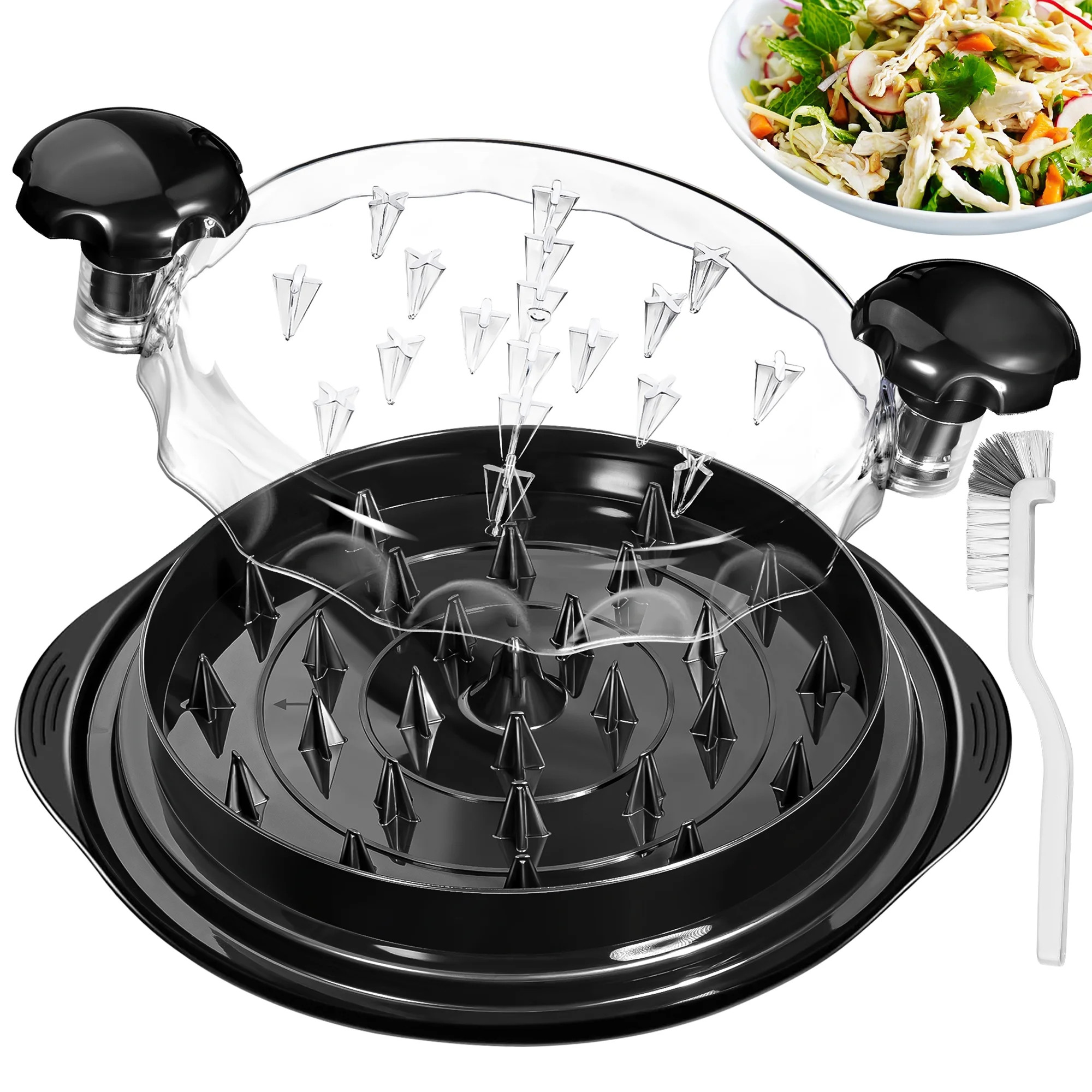 Gimgong Chicken Shredder, Twist with Cleaning Brush, Anti-Slip Strip, Ergonomic Handle, BPA Free,... | Walmart (US)