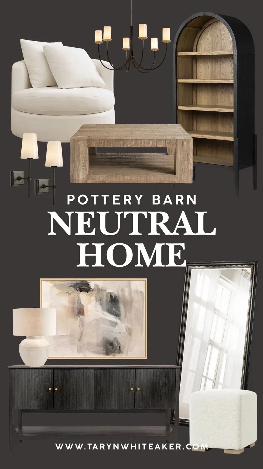 Neutral home finds from Pottery Barn 🤍 Mixing warm wood tones, creamy textures and black accents for a look that feels modern, timeless and effortlessly elevated.

#LTKSeasonal #LTKHome