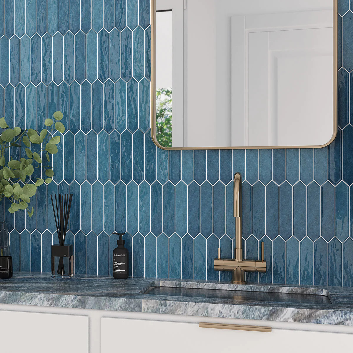 Picchetto Navy Gloss | Tile Club
