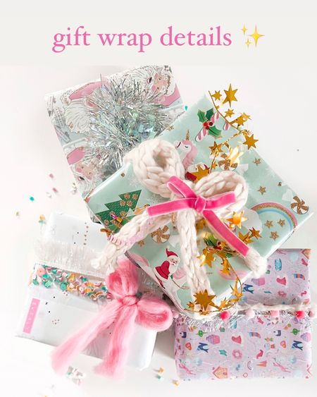 Gift wrapping! 

#LTKHoliday #LTKSeasonal #LTKGiftGuide