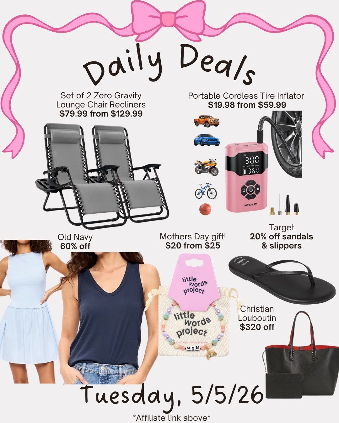 Daily deals

#LTKSaleAlert #LTKMothersDay #LTKSeasonal