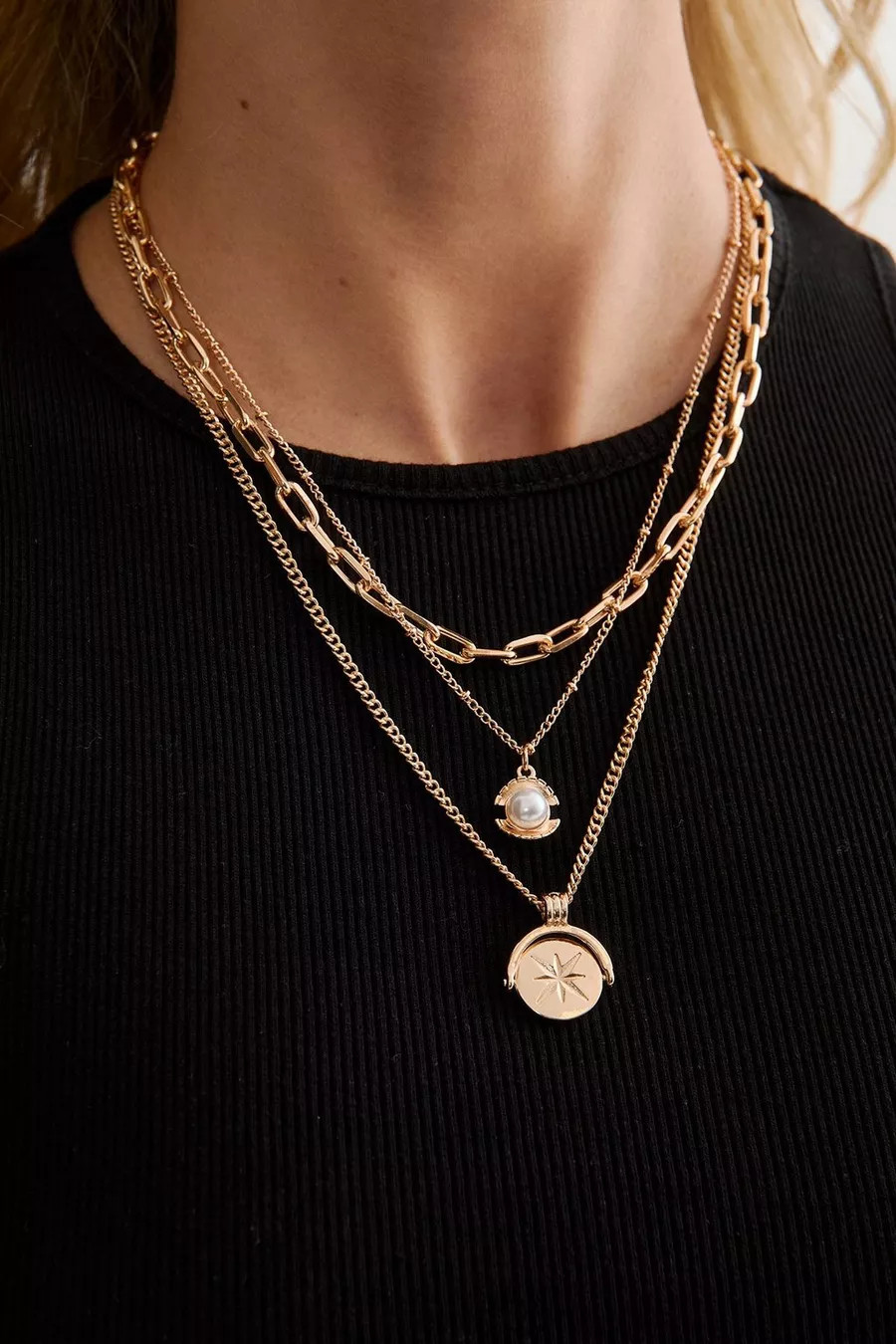 Layered Pendent Necklace | Nasty Gal US