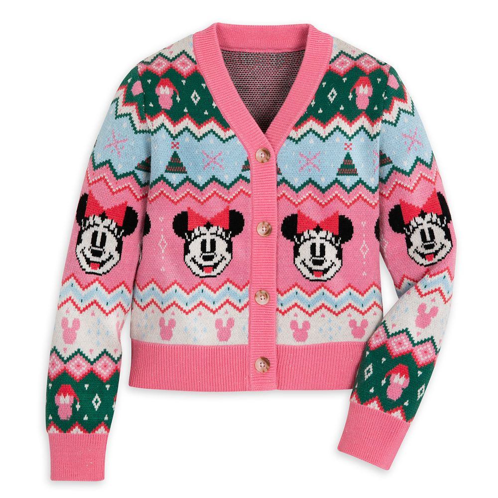 Minnie Mouse Holiday Cardigan for Kids | Disney Store