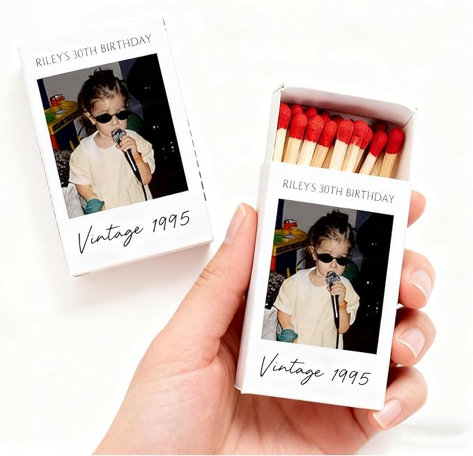Custom Matchbooks Bulk Personalized Matchbooks with Label Custom Matches for Wedding Birthday Bac... | Amazon (US)