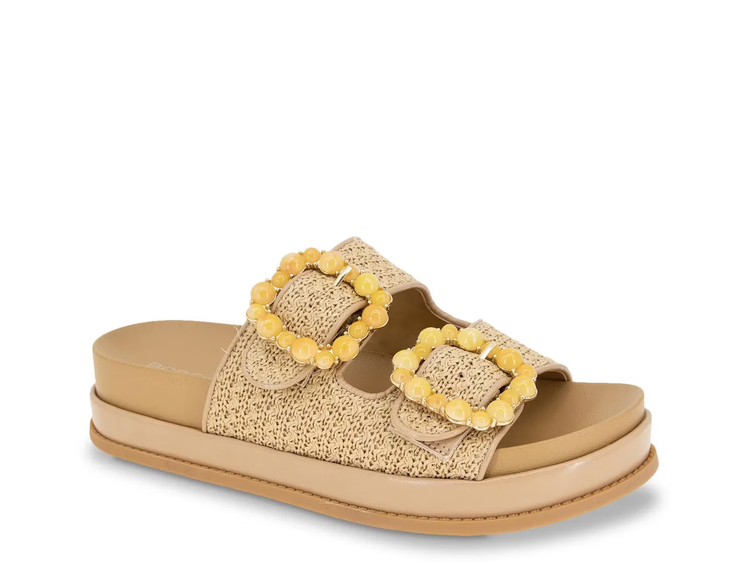 BCBGeneration Bexxi Sandal | Women's | Natural Beige | Size 8.5 | Sandals | Footbed | DSW
