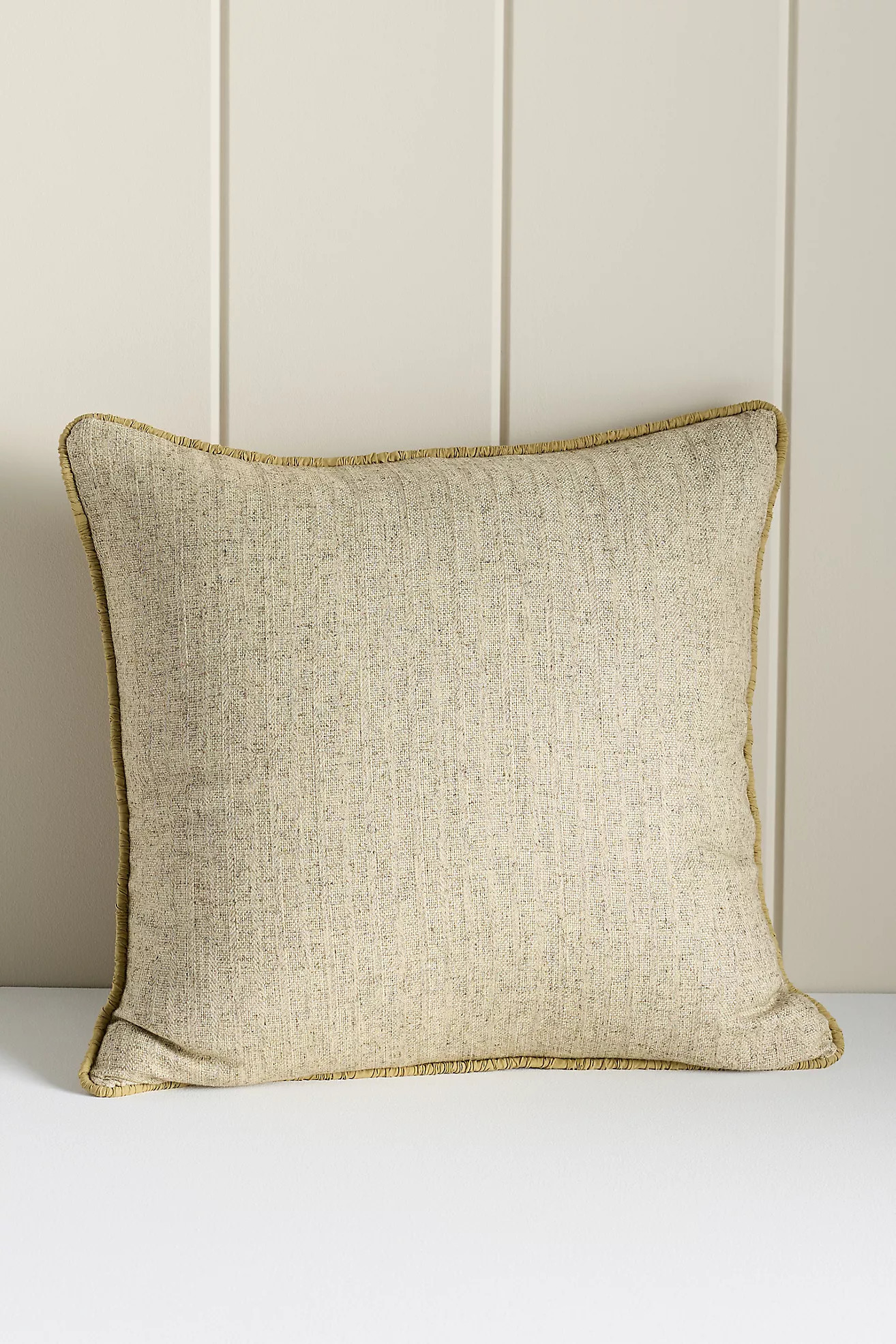 Rowen Linen Blend Pillow | Anthropologie (US)