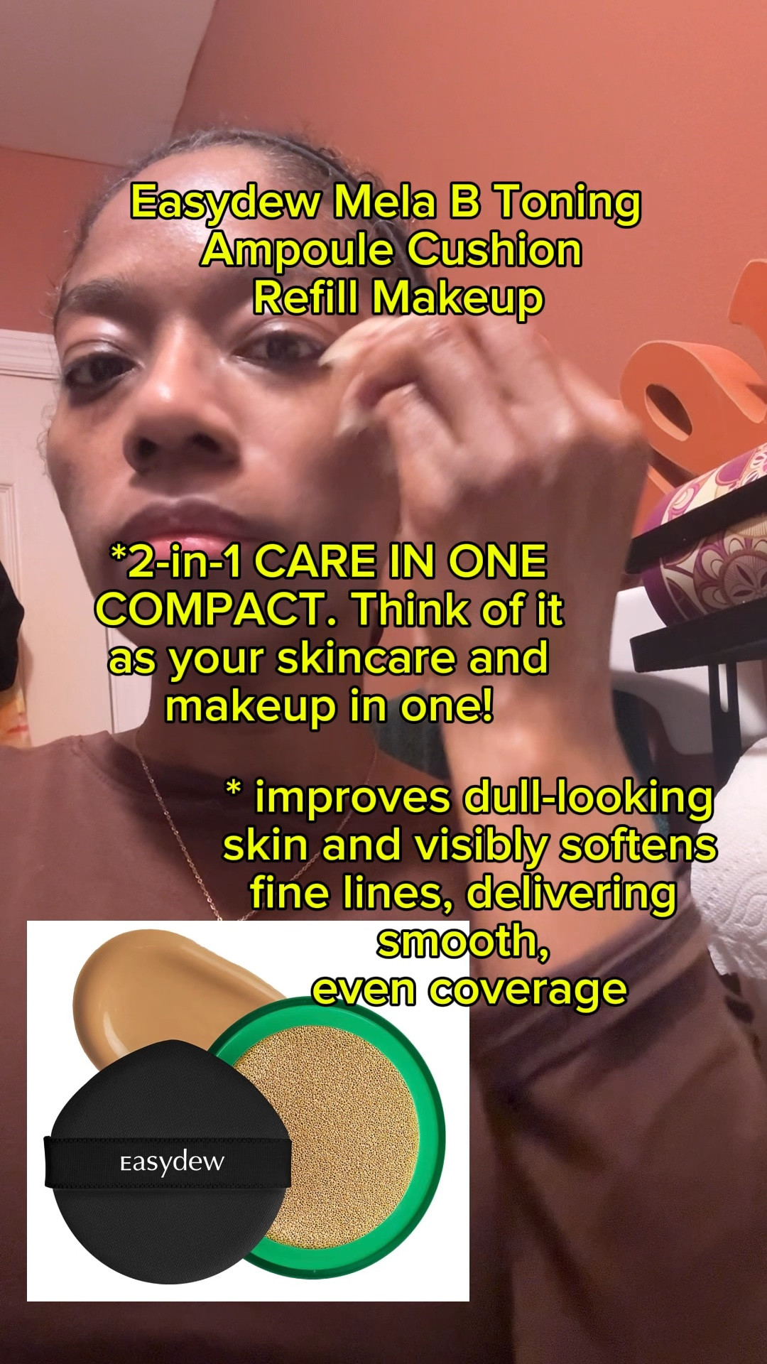 Makeup files, makeup diaries, easy few compact, Easydew Mela B Toning Ampoule Cushion Refill - 2-in-1 Korean Skin Care & Face Beauty Makeup - Age-Defying Full Coverage Cushion Foundation with Niacinamide & Hyaluron-Vital
#koreanskicare#easydewymakeup #easydew #viral #fyp Show your favorite skincare routine 
Glowy skincare 
Me doing my skincare 
Show your favorite skincare finds 
Skincare must haves 
Skincare tips 
Soothing skincare 
Share your daily skin prep routine 
Natural beauty and skin care 
Essential daily skin care brands
Routines skincare 
Show your skincare routine 
Vegan beauty products 
New year skincare routine 
Original skincare 

#LTKBeauty #LTKselfcare #LTKgrwm