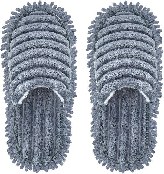 Unisex Microfiber Slippers Floor Cleaning Mop Men and Women House Dusting Slippers Floor Dust Dir... | Amazon (US)