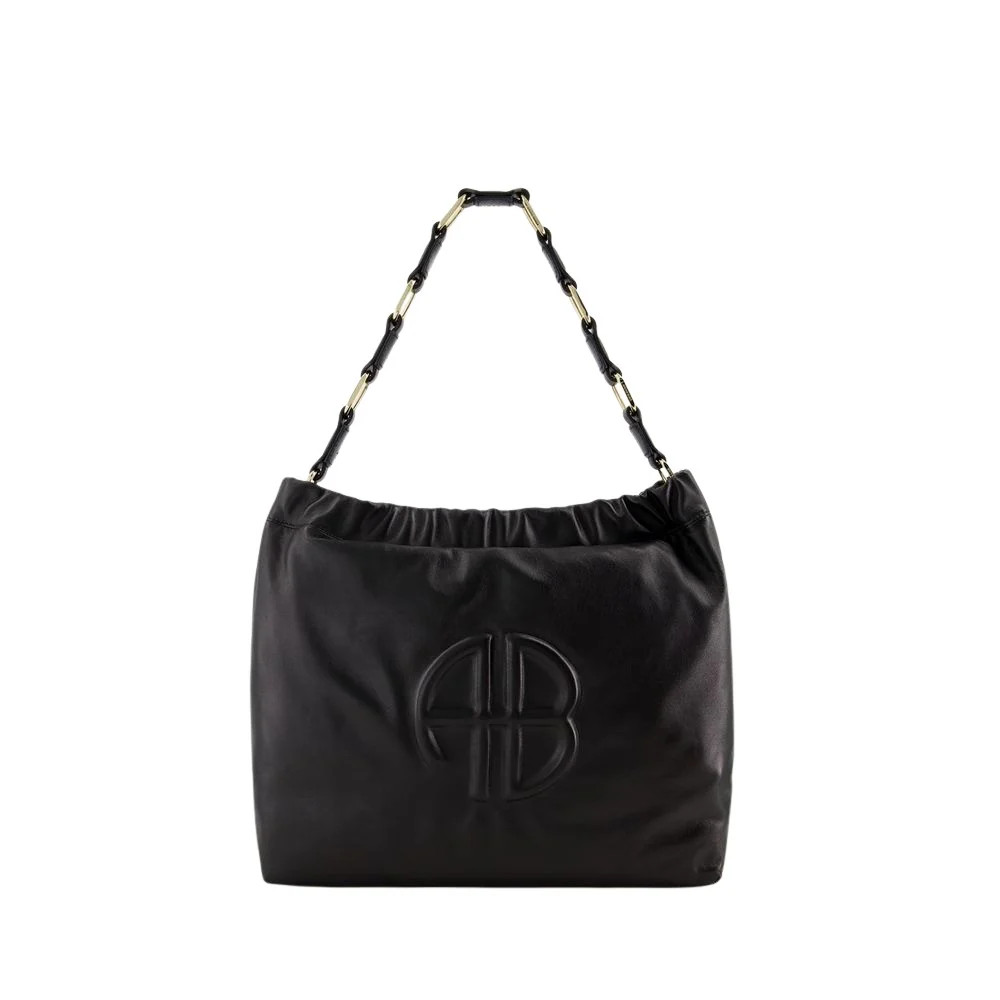 Kate Shoulder Bag - Leather - Black | Shop Simon