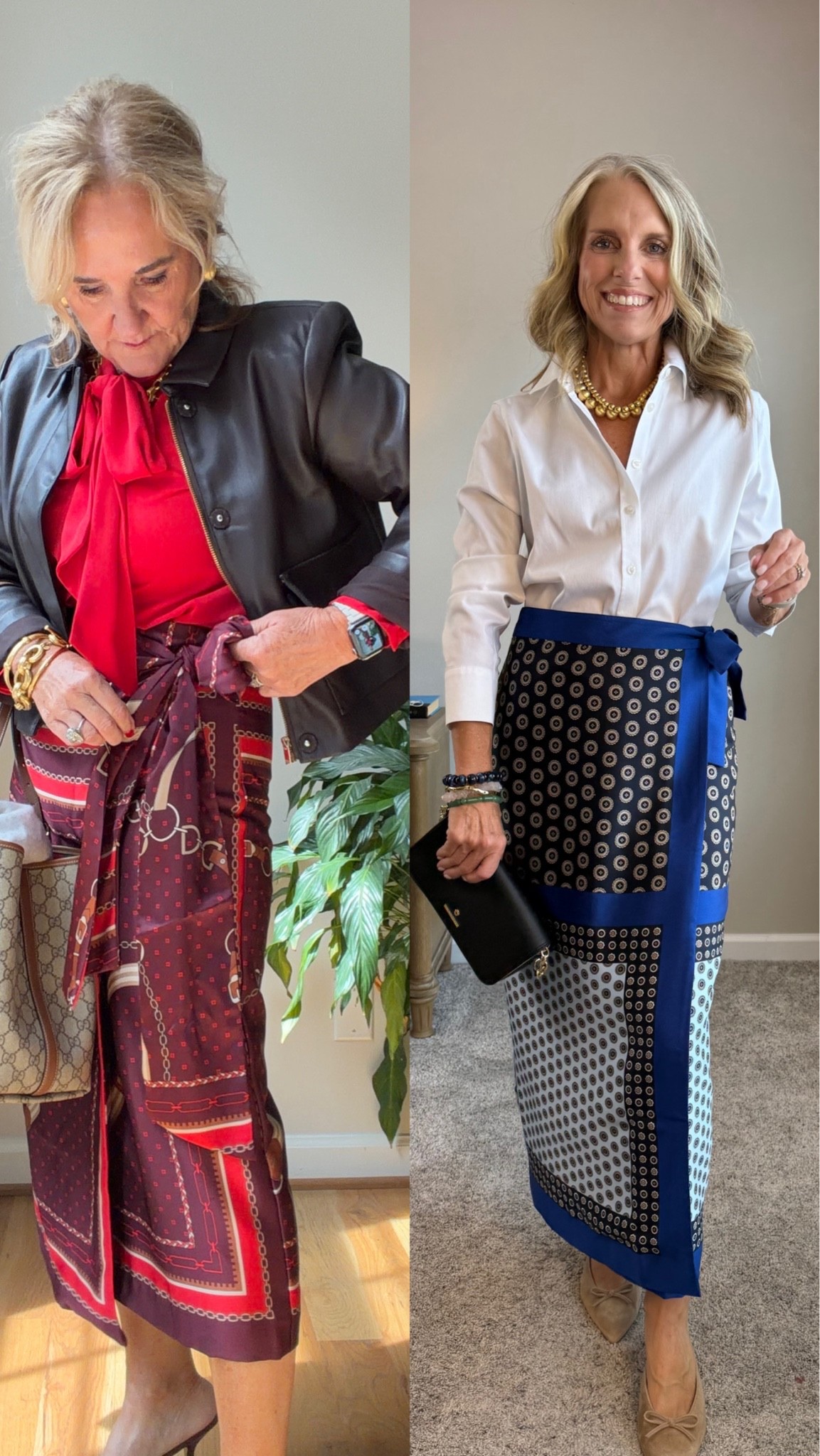 Beautiful skirts from Ann Taylor. They are so wrapped skirts so they stay close nicely.
I’m wearing an eight petite
Red blouse is a medium petite
Faux leather jacket is a medium petite

#LTKSaleAlert #LTKOver40 #LTKWorkwear