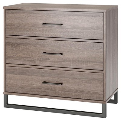 Mixed Material 3 Drawer Dresser Medium Brown - Room Essentials™ | Target