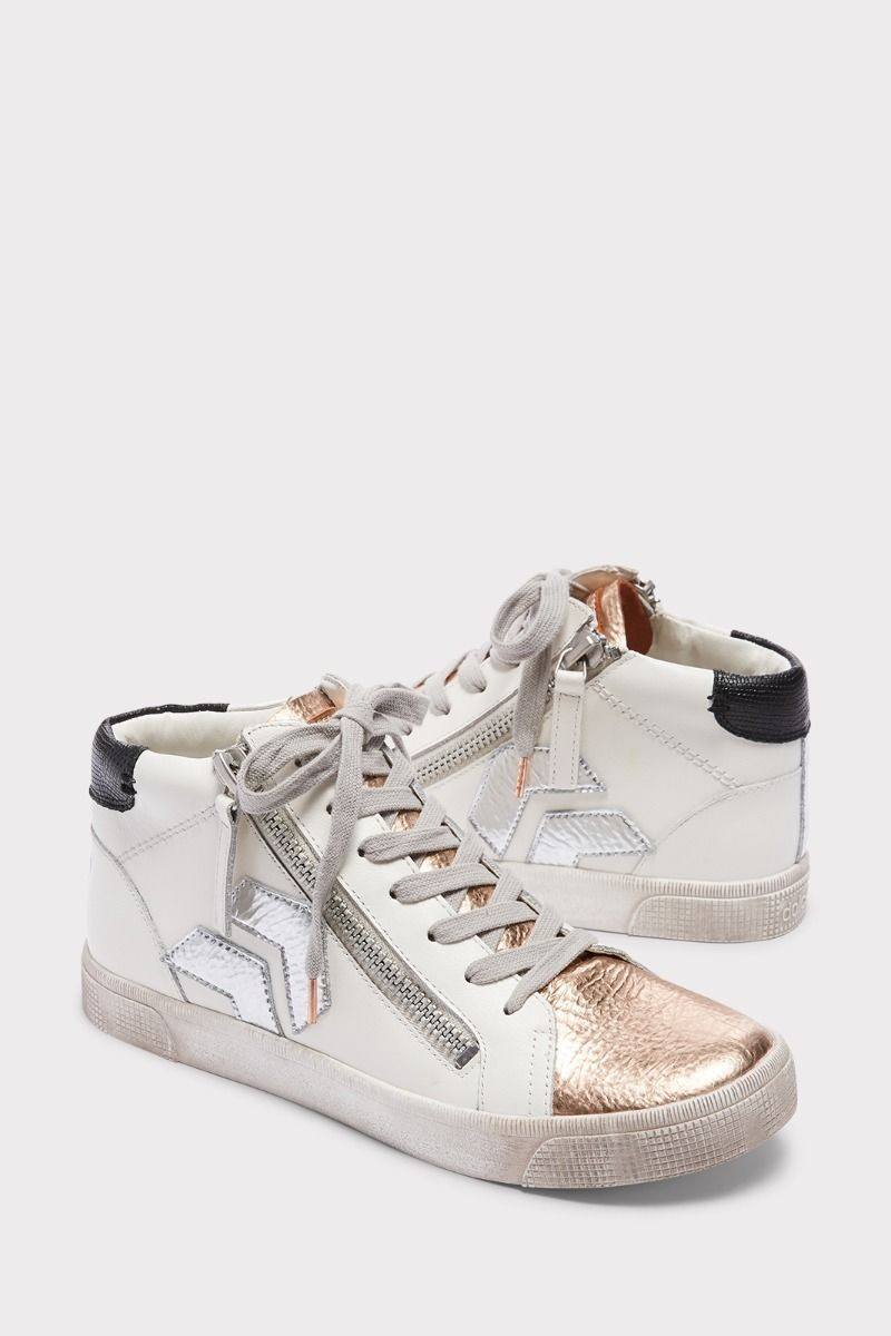 Metallic High Top Sneaker | Evereve