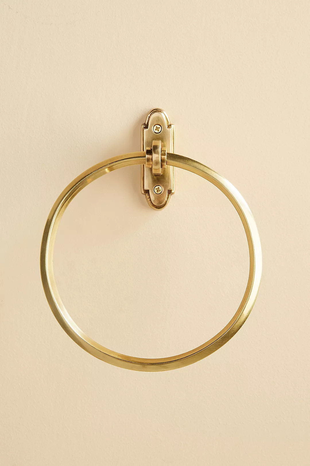 Raina Brass Towel Ring | Anthropologie (US)
