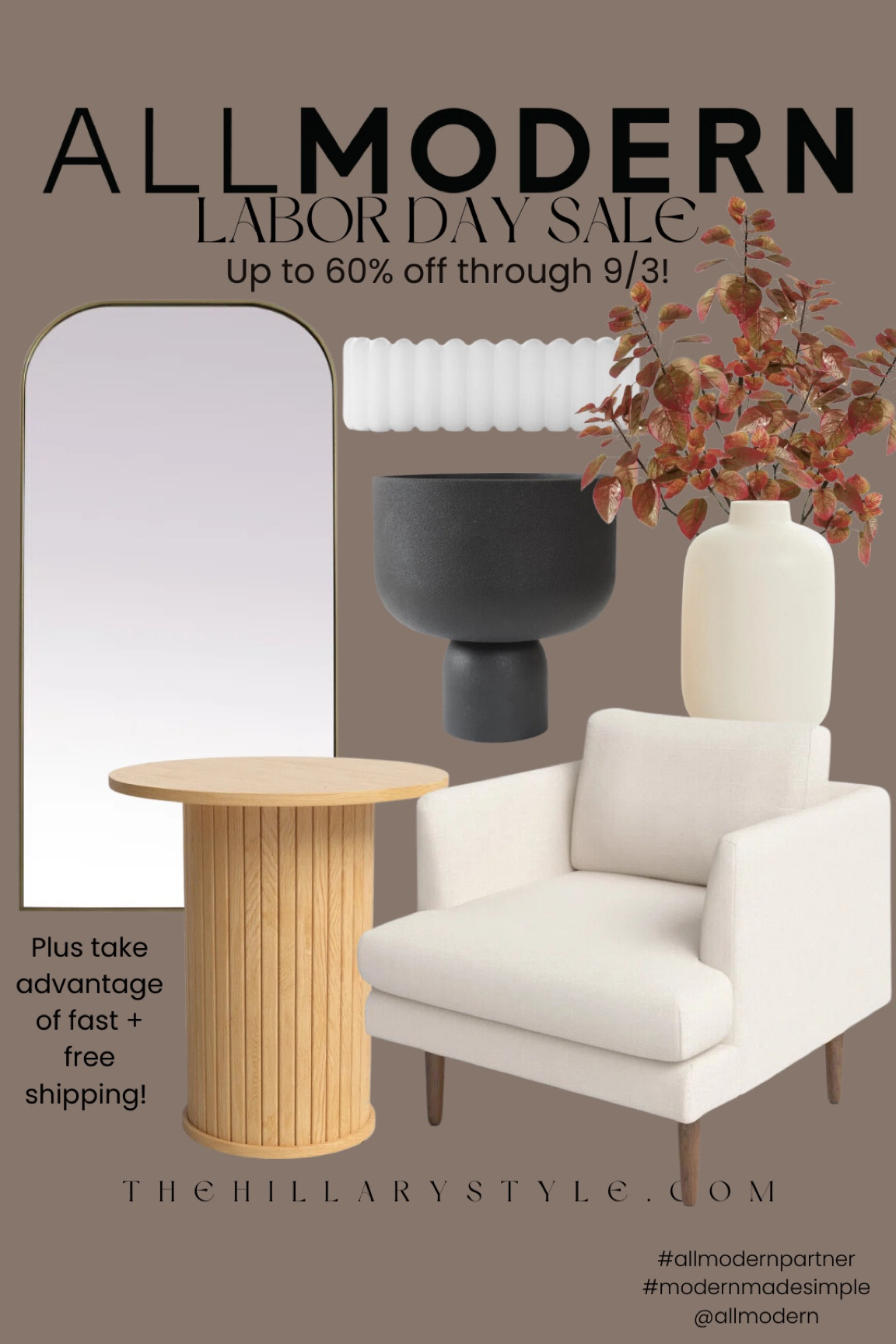 I’m so excited to be partnering with @AllModern to share some amazing sale finds for LABOR DAY! These beautiful pieces are amazing quality and I found so many items at an incredible price, available through 9/3. From staple furniture pieces, to decor accents, to bedding, AllModern’s LABOR DAY sale will have just what you need to give your home a refresh for the changing seasons! #allmodernpartner #modernmadesimple

@Shop.LTK #liketkit #homedecor #labordaysale #modernhome