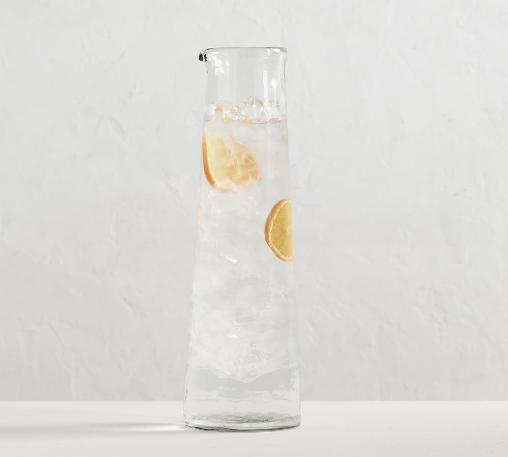 Hammered Glass Carafe | Pottery Barn (US)