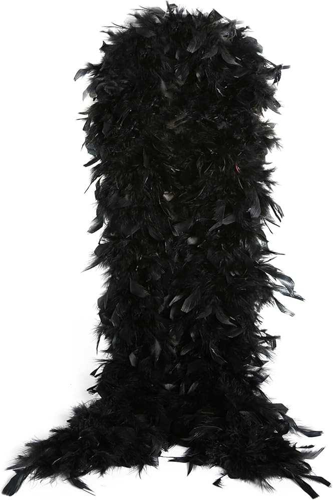 THARAHT Chandelle Feather Boa 19 Color-38g/55g100g 2Yard Dancing Wedding Party Halloween Costume ... | Amazon (US)