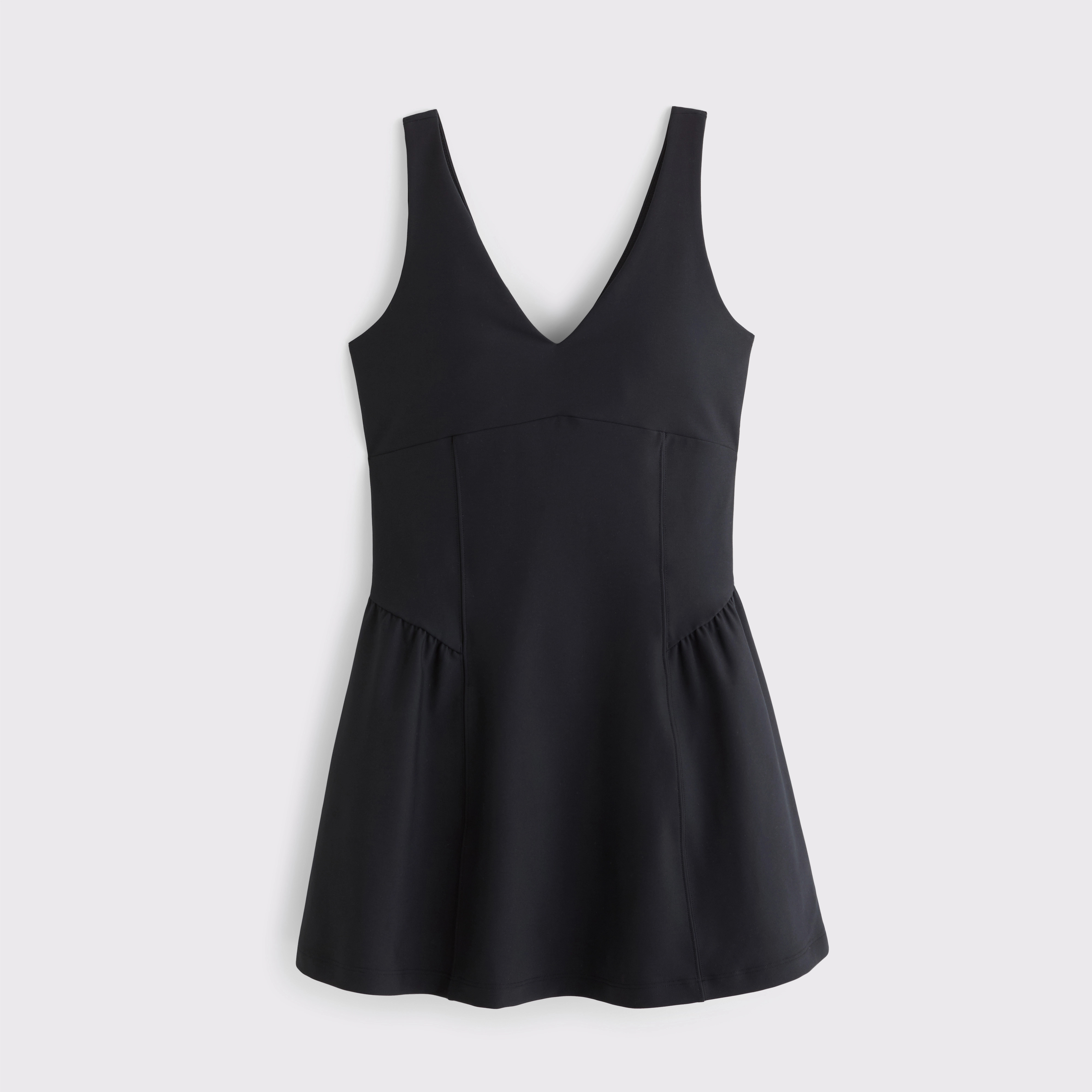 YPB sculptLUX V-Neck Mini Dress | Abercrombie & Fitch (US)