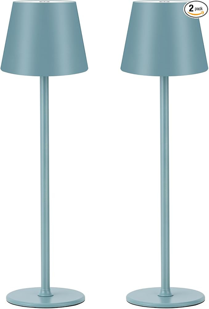 Cordless Table Lamps USB Rechargeable Simplicity Desk Lamp Built-in 4600 mAh Battery LED Battery ... | Amazon (US)