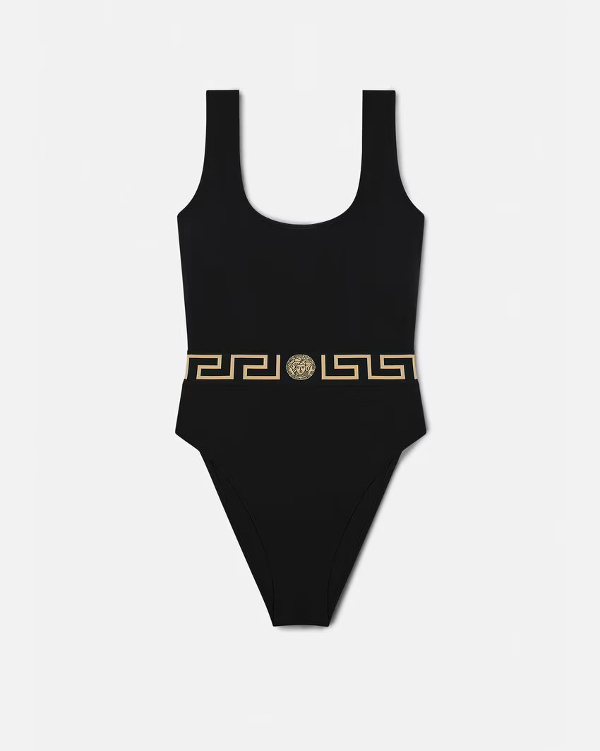 Greca Border One-Piece Swimsuit | Versace (US)