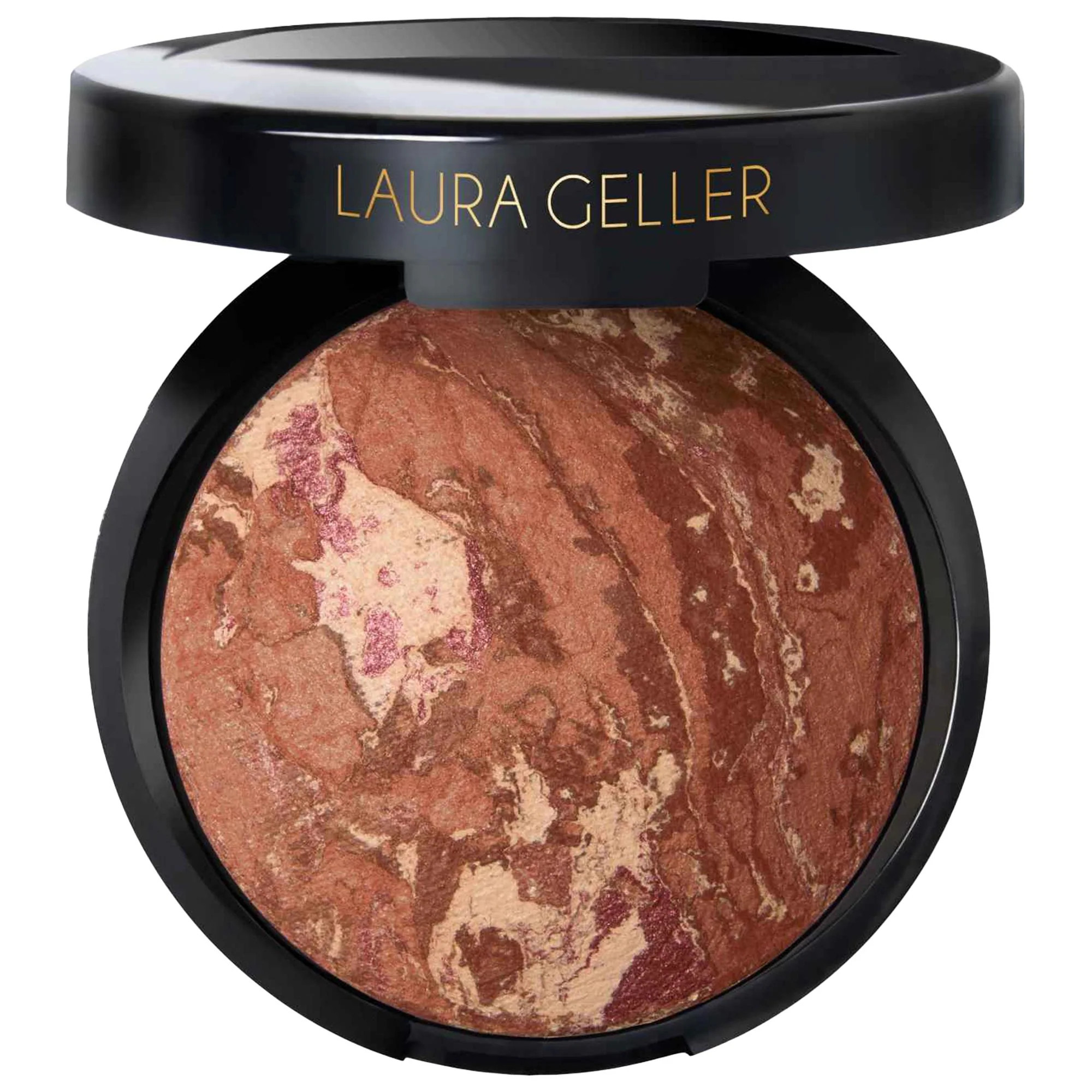 Laura Geller Bronze and Brighten Baked Powder Bronzer Deep 0.32 oz/9 g | Sephora (US)