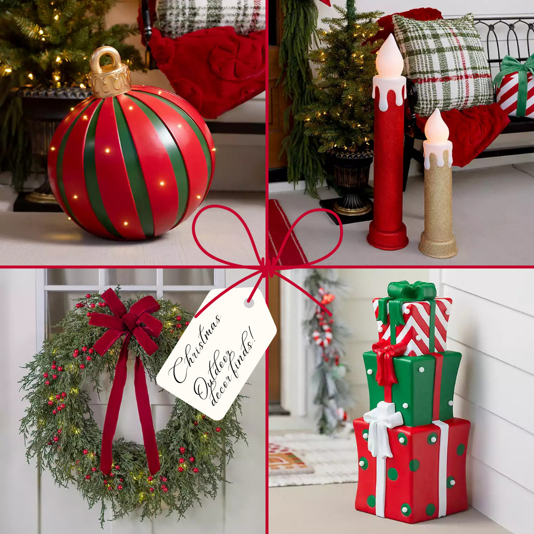 Christmas Outdoor Decor Finds! - Porch Christmas Decor #christmas #christmasdecor #outdoorchristmas  

 

#LTKHoliday #LTKSeasonal #LTKHome